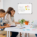 AMUSIGHT Dry Erase Board White Board, Hanging Mounted Whiteboard Silver - Image 7