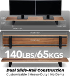 ULTRARM Moodular Wooden Monitor Stand 45.6” Large Desk Organizer - Image 4