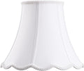 Bell Lamp Shade, Saangseon White Lampshade Replacement 6'' Top x 11.5'' Bottom by Saangseon