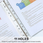 Sheet Protectors, HERKKA 500 Pack Upgrade Clear Plastic Page Protectors Sheet - Image 4
