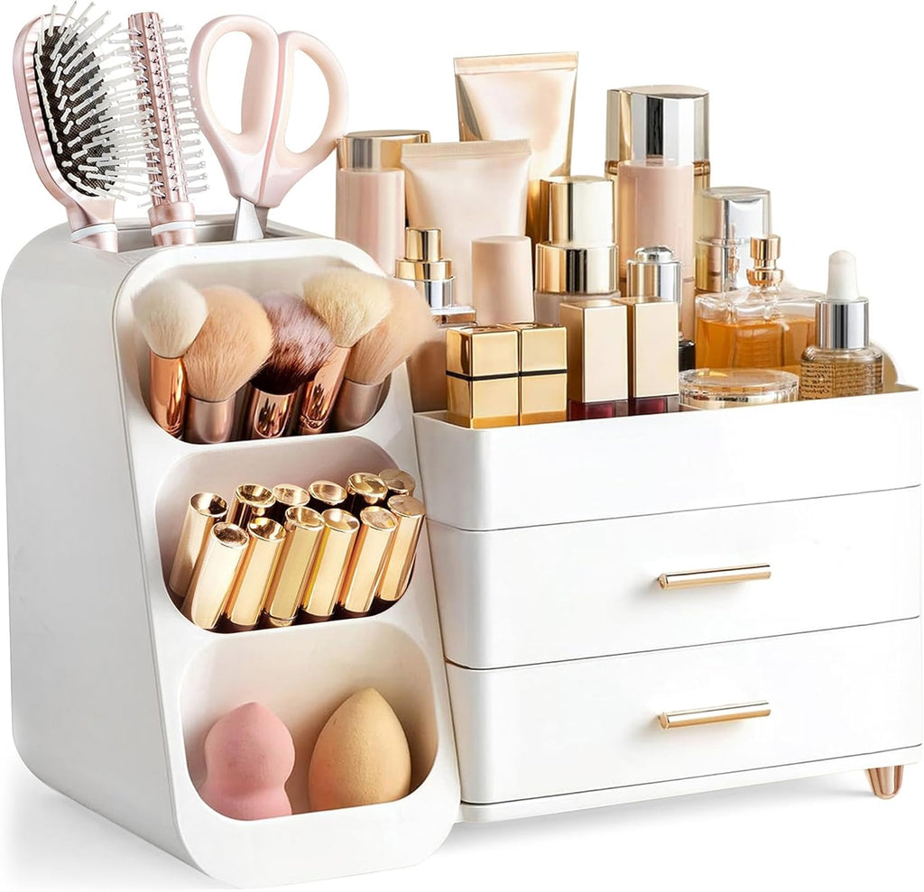 hblife makeup organizer with brush holder for vanity, main product view