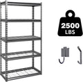Shuntong The Atlas 30" W x 12" D x 60" H Adjustable Garage Storage Shelves Load