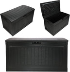 Suncast 80-Gal. Waterproof Resin Large Outdoor Patio Deck Box