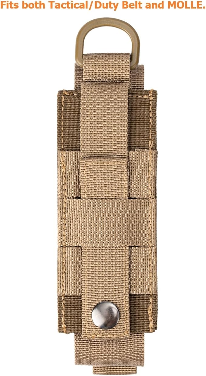 Tactical Flashlight Holster MOLLE Torch Holder MK4 OC/Mace Pepper Spray - Image 5