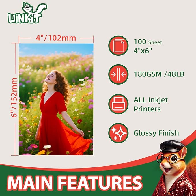 Uinkit Premium Glossy Inkjet Photo Paper - Image 2