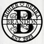 Custom Metal Monogram, Personalized Last Name Décor, Custom Name Signs by Unknown