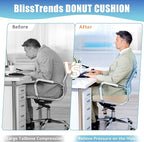 BlissTrends Donut Pillow Seat Cushion, Donut Chair Cushions - Image 5