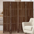 Leesinwing Wood Room Divider 4 Panel Folding Privacy Screen, Classic 5.6Ft by Leesinwing
