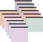 Lincia 12 Pcs 11" x 9.5" Legal Pads College Ruled Notepad Landscape Notebook by Lincia