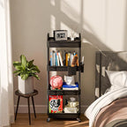 Sorgion 4 Tier Rolling Cart Organizer, Art Craft Diaper Bedside Snack Laundry - Image 2