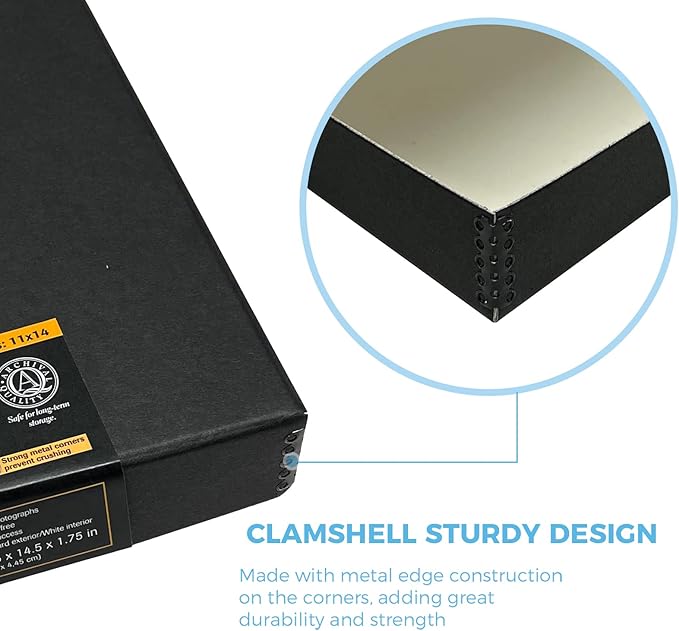 Lineco Folio Storage Box. Archival Clamshell - Image 4