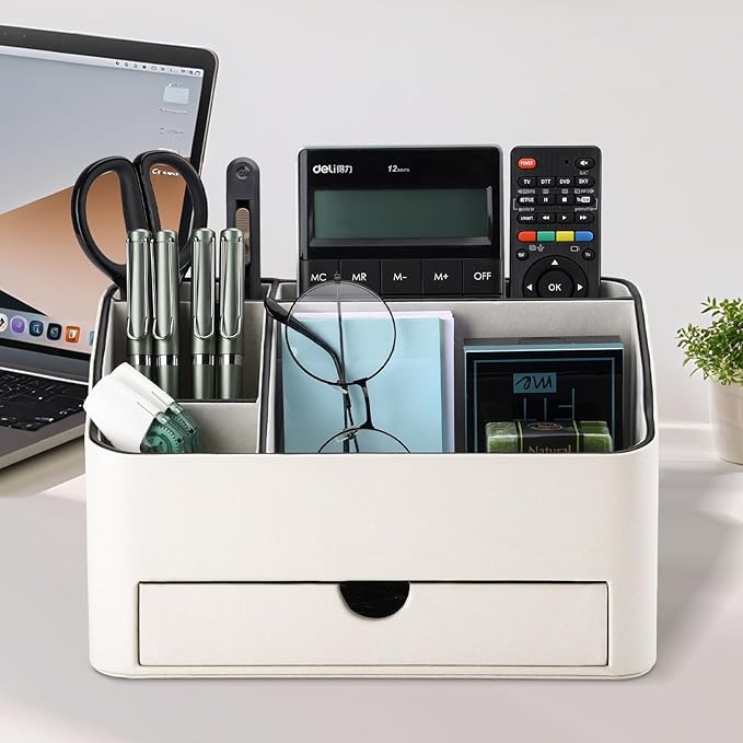 KINGFOM PU Leather Desk Organizer - Image 7