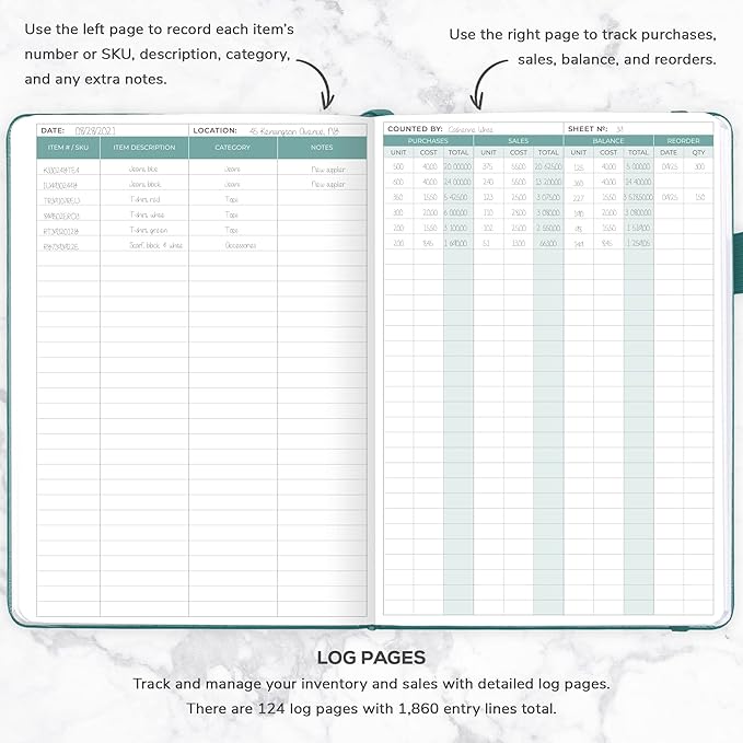 Clever Fox Inventory & Sales Log Book - Image 3