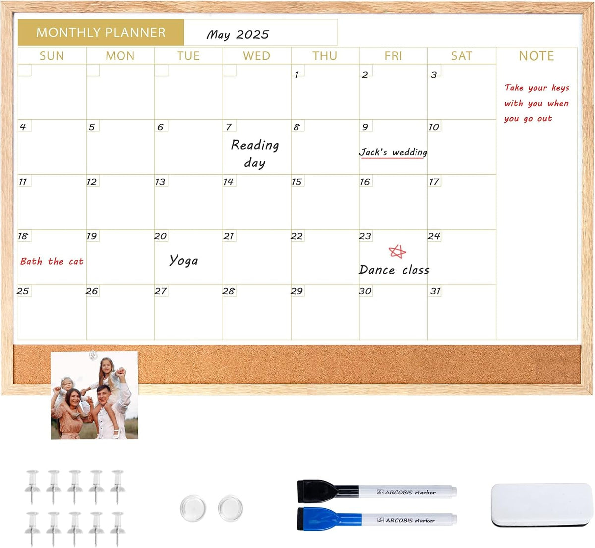 ARCOBIS Calendar Whiteboard