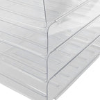 Jeanoko Desk Letter Tray Set Transparent Stackable Organizer - Image 8