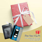 BWEGRHE Small Travel Wallets, RFID Blocking PU Leather Credit Card Holder - Image 7