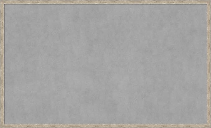 Amanti Art Silver Framed Magnetic Board 25x41 Large Vision Board by AmantiArt