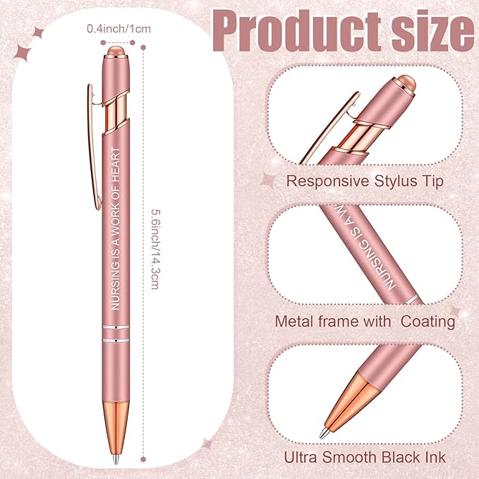 Zonon 12 Pcs Inspirational Pens Bulk Funny Ballpoint Pen - Image 2