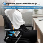 Lumbar Support Pillow for Car, 100% Memory Foam Lumbar Pillow - Image 4