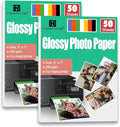 NICKANG 5x7 Glossy Photo Paper, Total of 100 Sheets Bulk, 200 gsm, Photo Paper by NICKANG