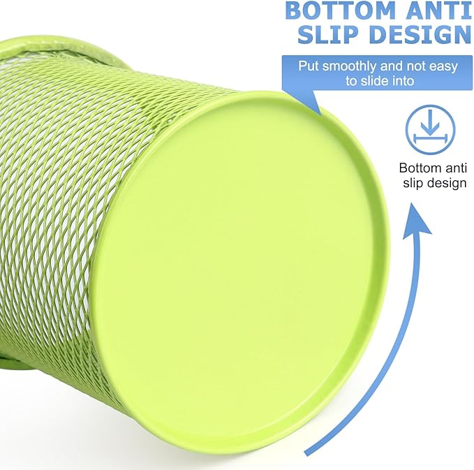 Tamaki Pen Holder Cup for Desk, Wire Mesh Pencil Cup Holder for Desk Office Pen - Image 3