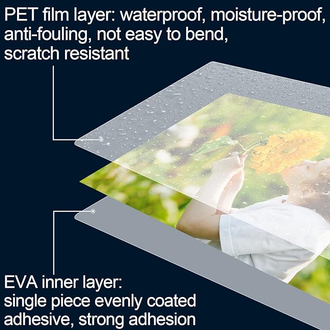 HERKKA 300 Pack Laminating Sheets, Hold 11 x 17 Inch Sheet, 3 Mil Clear Thermal - Image 5