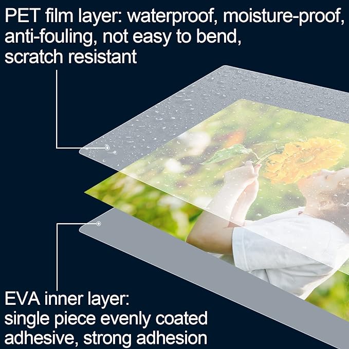 HERKKA 200 Pack Laminating Sheets, Hold 11 x 17 Inch Sheet, 3 Mil Clear Thermal - Image 5
