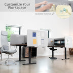VIVO Clamp-on/Screw-on 71 x 24 inch Privacy Panel System, Sound Absorbing - Image 3