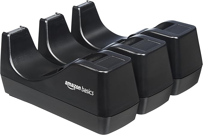 Amazon Basics Weighted Office Desk Tape Dispenser by AmazonBasics
