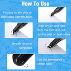 24 Pcs Magnetic Staple Remover Bulk Staple Remover Puller Removing Pen - Image 4
