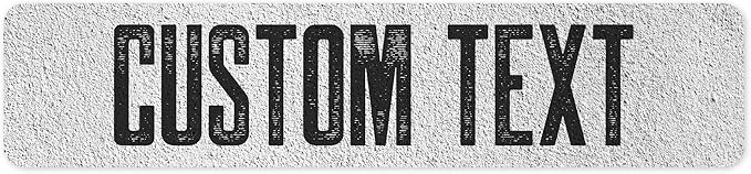 Custom Sign, Custom Street Sign, 11 Font Colors, 13 Font Styles, 4 Hole Options by MySignCenter