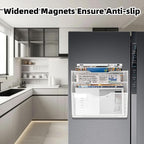LQPAFZ 3-Tier Magnetic File Holder, No Drilling Installation File Cabinet - Image 7