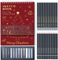 Fuxi Art Supplies for Teens 14-16 Girls, Professional Sketch Book and Pencils by SketchBook