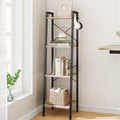 Hzuaneri Ladder Shelf, Bookshelf Bookcase, Freestanding Corner Storage Shelve by Hzuaneri