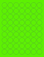 NextDayLabels - 8-1/2 x 11 Neon Color High Light Fluorescent Labels by NextDayLabels