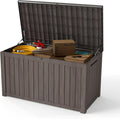 Yardgrace 200 Gallon Outdoor Storage Box Waterproof, Resin Deck Boxes by Unknown