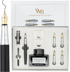 Wordsworth & Black Fountain Pen Gift Set, Includes Ink Bottle, 6 Ink Cartridges by WordsworthBlack