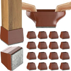 Square Chair Leg Protectors for Hardwood Floors by ComeHomeWithMe