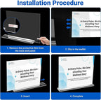 6 Pack Acrylic Sign Holder 11 x 8.5 Horizontal, Double-Sided Clear Sign Holder - Image 6