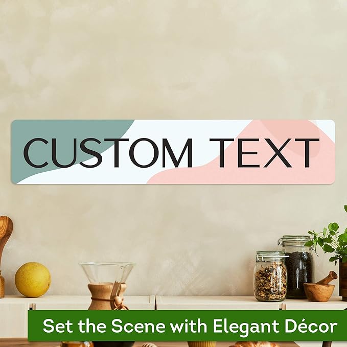 Custom Sign, Custom Street Sign, 11 Font Colors, 13 Font Styles, 4 Hole Options - Image 4