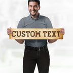 Custom Sign, Custom Street Sign, 11 Font Colors, 13 Font Styles, 4 Hole Options - Image 2