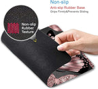 IMAYONDIA Mouse Pad, Rose Gold Butterfly Mouse Pad, Non-Slip Rubber Base - Image 3