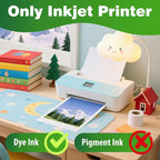 Uinkit 40 Sheets Bright White Single Sided Glossy Photo Paper 8.5x11 Letter - Image 2