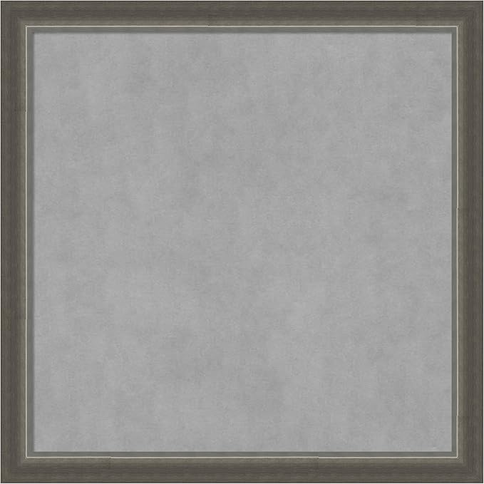 Amanti Art Silver Framed Magnetic Board 27x27 Medium Vision Board by AmantiArt