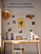 Fluxynara Large Felt Bulletin Board 36" x 24" Cork Board Alternative-6 Pack - Image 5