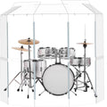 portable drum shield w/deflectors | 5-panels 2ft x, main product view