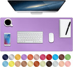 Boutilon Leather Desk Pad Protector, Non-Slip Mouse Pad, Laptop Desk Pad by Boutilon