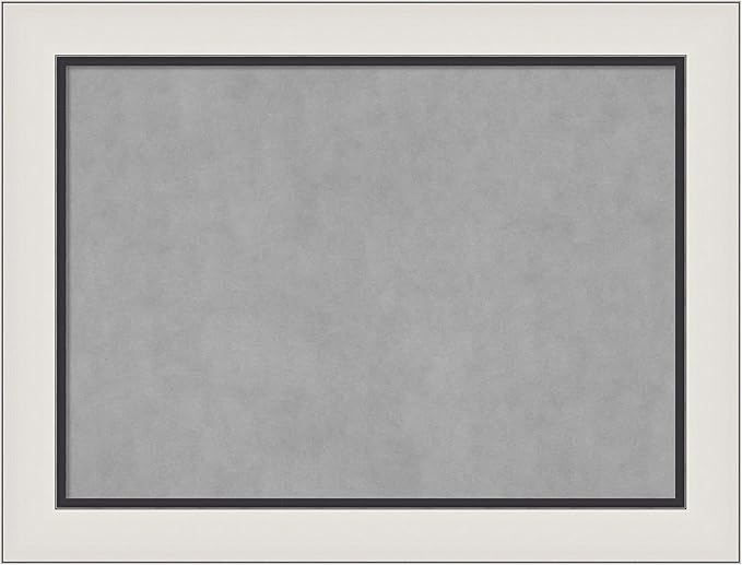 Amanti Art Silver Framed Magnetic Board 26x34 Medium Vision Board by AmantiArt