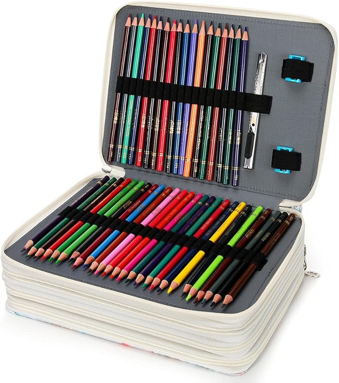 Vomgomfom Colored- 200 Slots Pencil Holder - Image 4