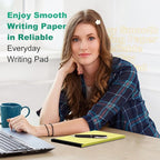 10 Pack Yellow Legal Pads 5x8 Small Note Pads, Writing Pads - Image 6